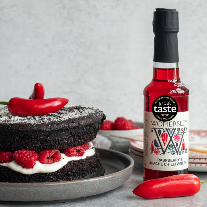 Raspberry & Apache Chilli Fruit & Herb Vinegar