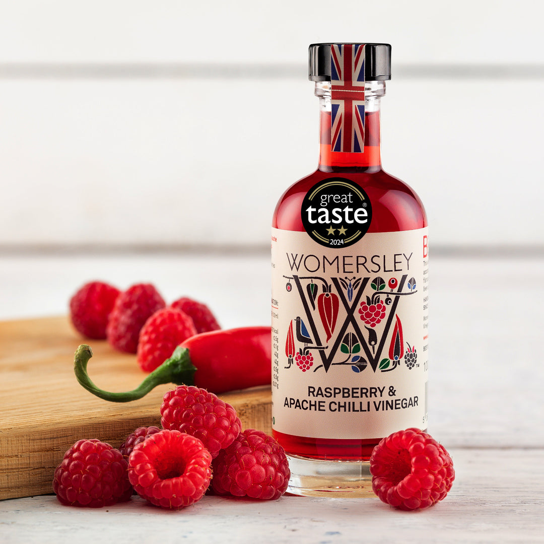 Raspberry & Apache Chilli Fruit & Herb Vinegar