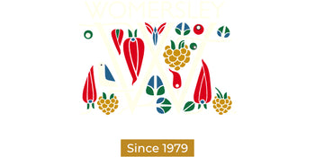 Womersley White logo Botanically Enthused Since 1979.