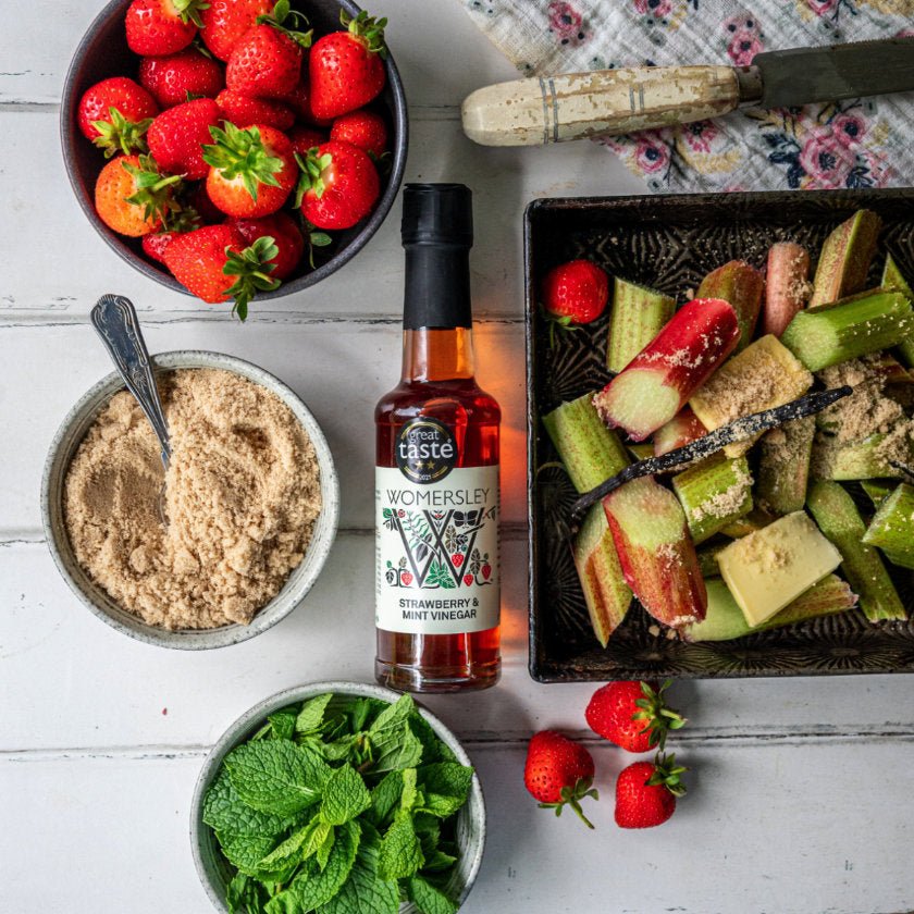 10 tips for eating healthy with Womersley Fruit & Herb Vinegars
