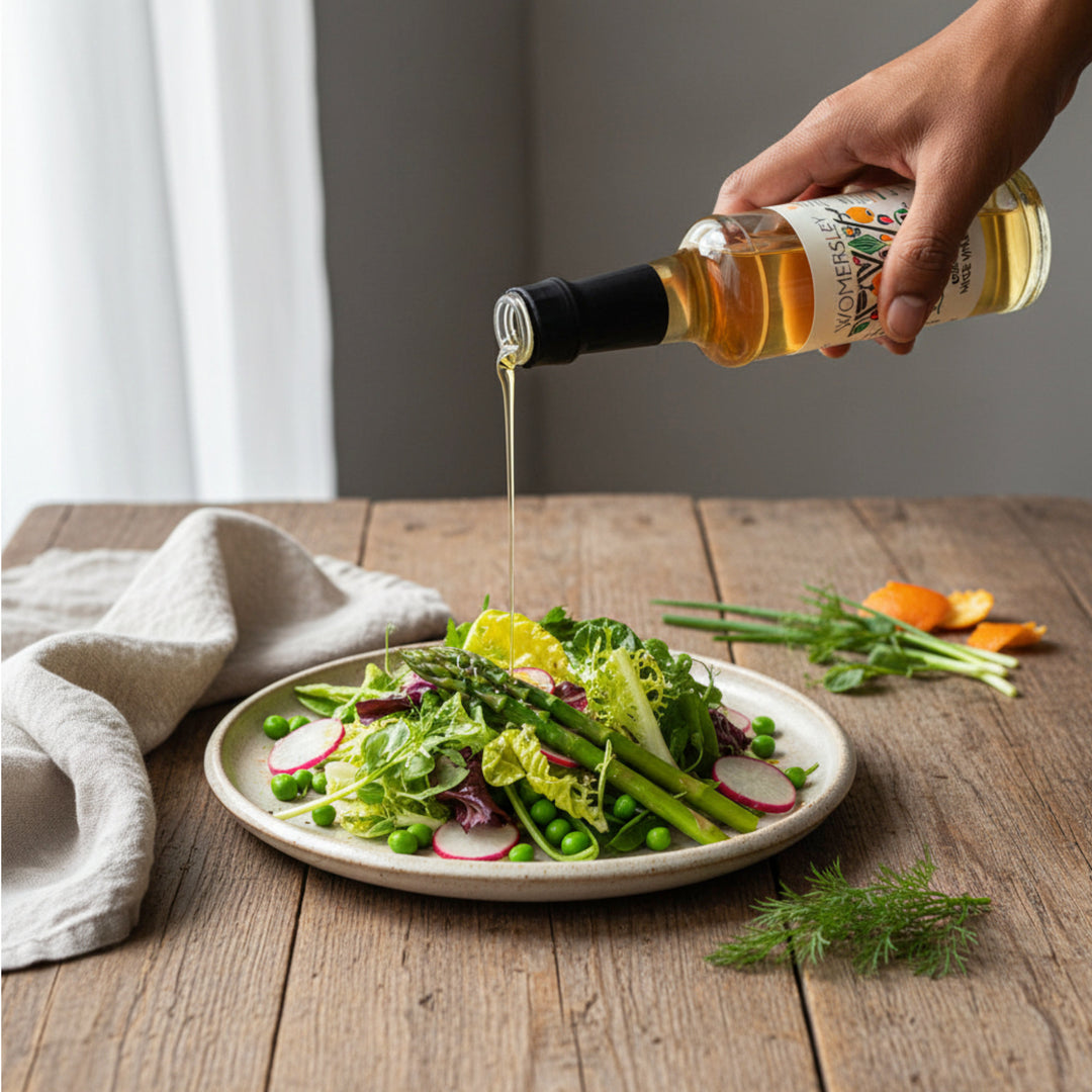 Orange & Mace Vinegar Spring Vegetable Salad