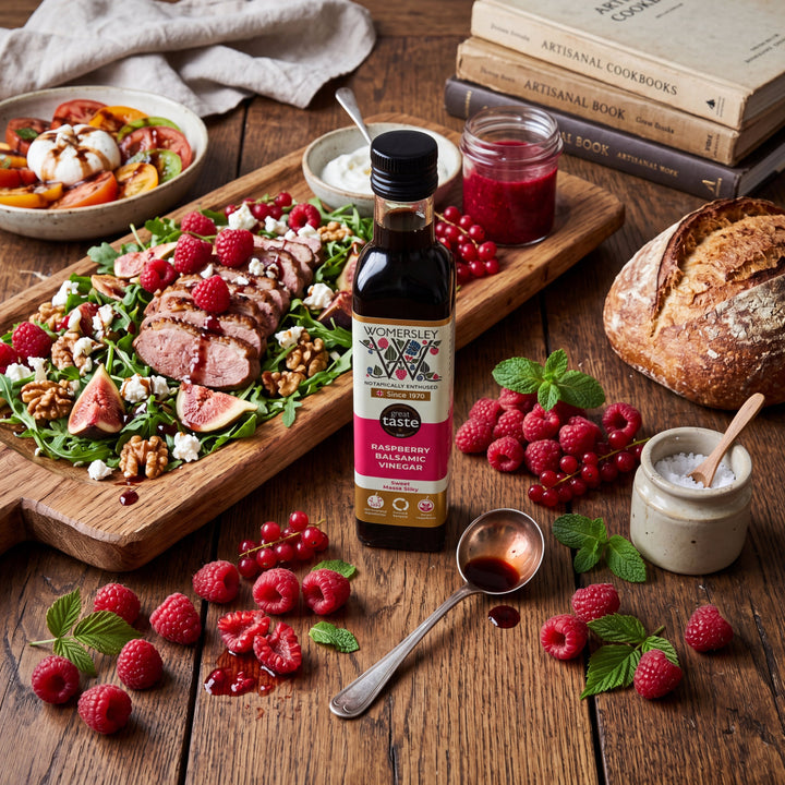 Raspberry Balsamic Vinegar | Premium Artisan Fruit Balsamic for Salads & Glazes