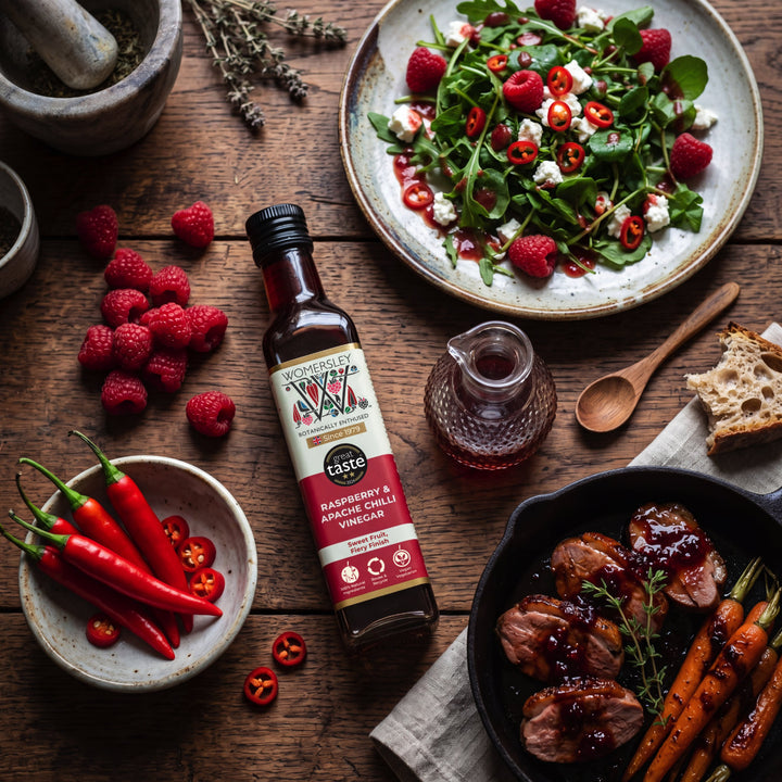 Raspberry & Apache Chilli Fruit & Herb Vinegar