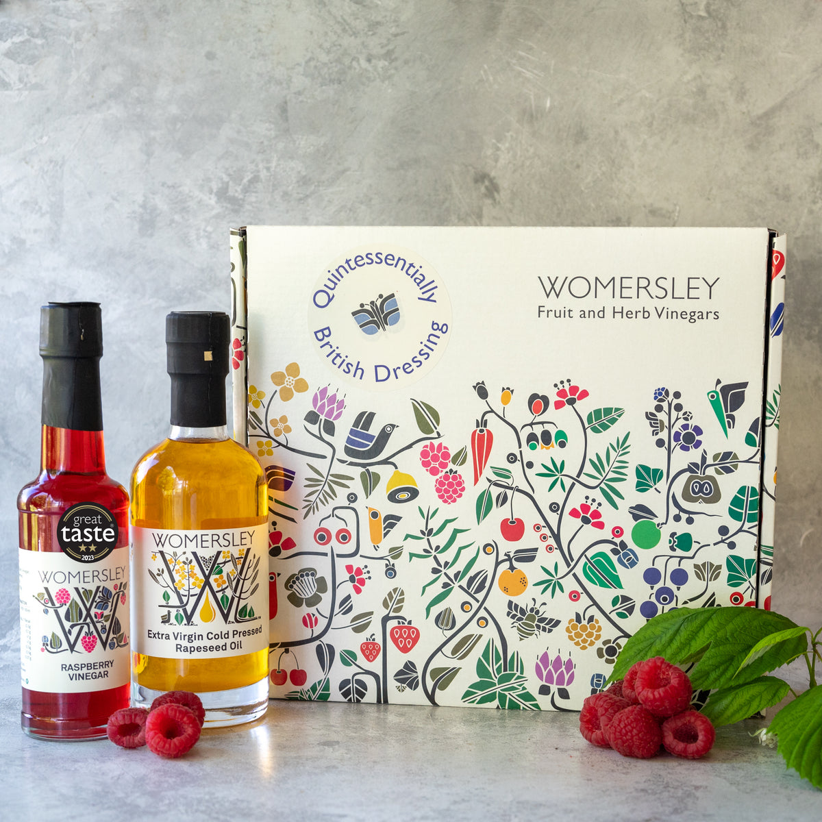 Quintessentially British Vinegar &amp; Oil Dressing Gift Box