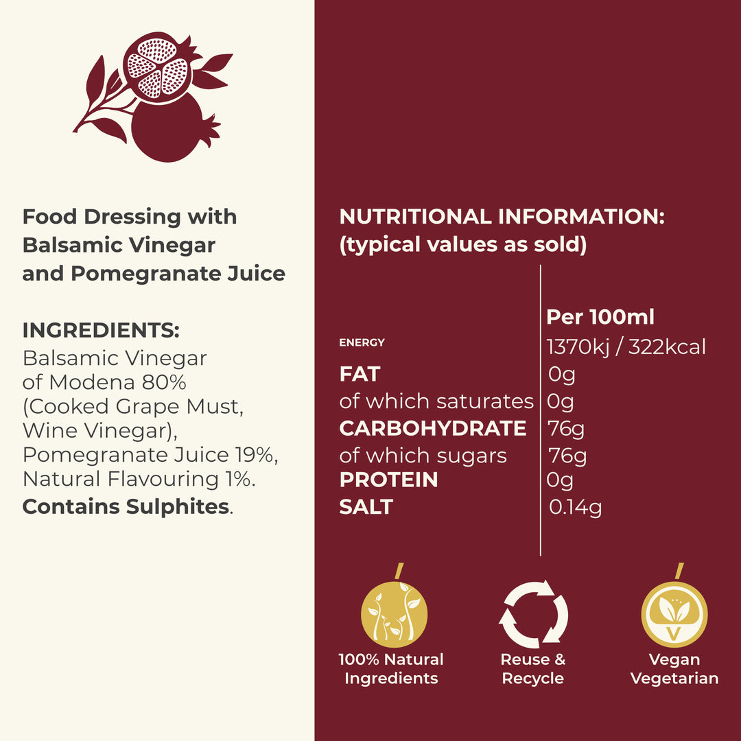 Pomegranate Balsamic Vinegar of Modena