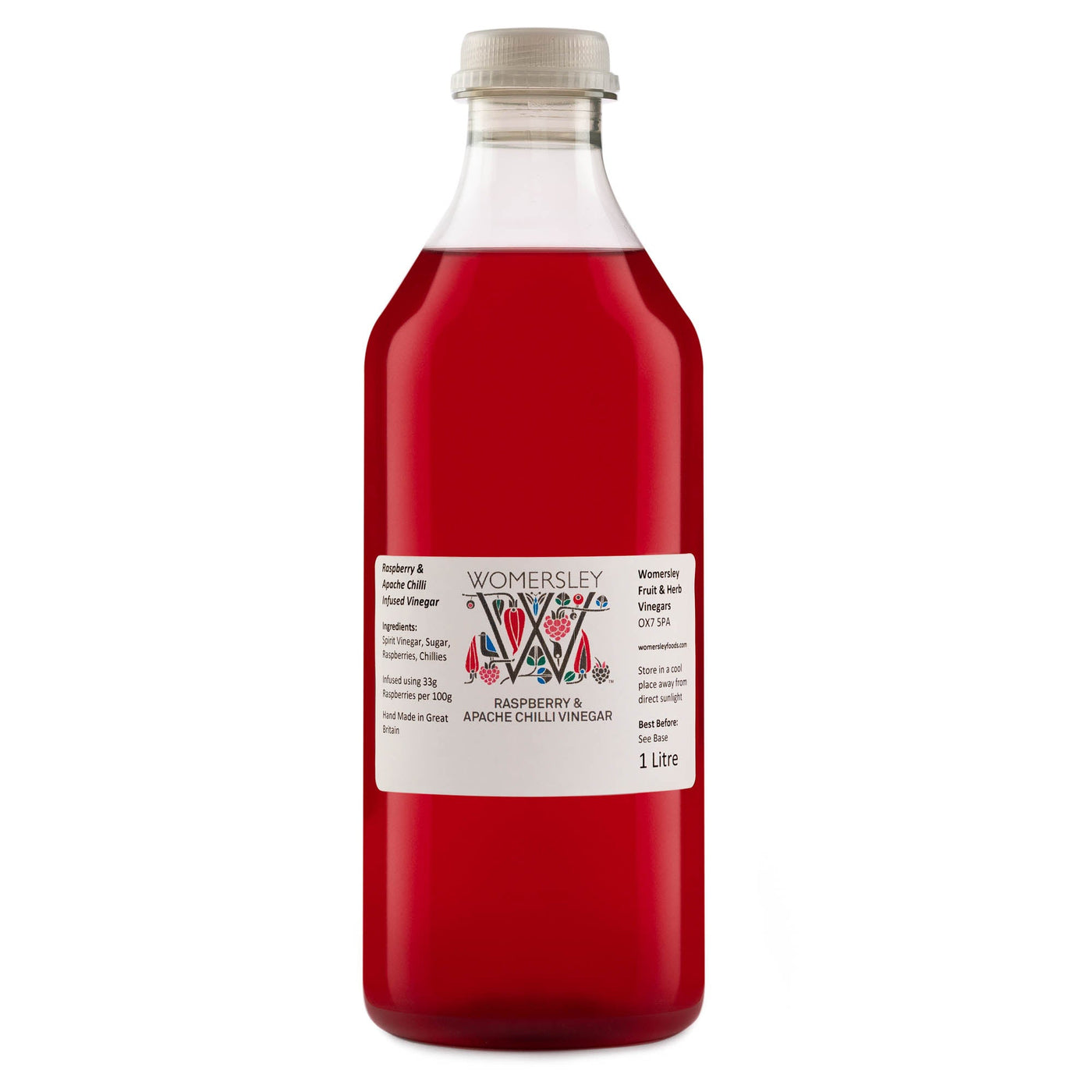 Raspberry & Apache Chilli Vinegar
