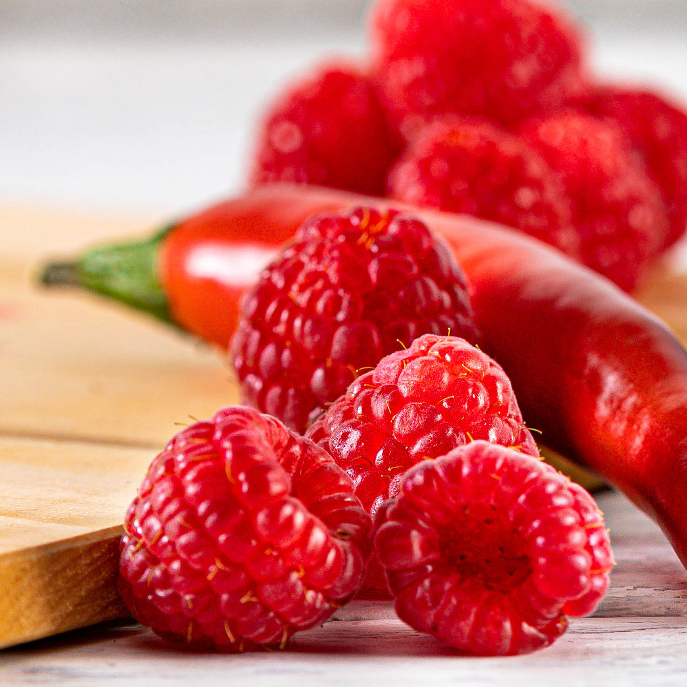 Raspberry & Chilli Jam, 215g. More Fruits, Less Sugar