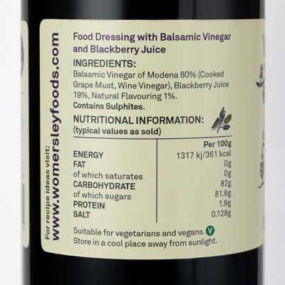 Womersley_Blackberry_Balsamic_Vinegar_nutritional