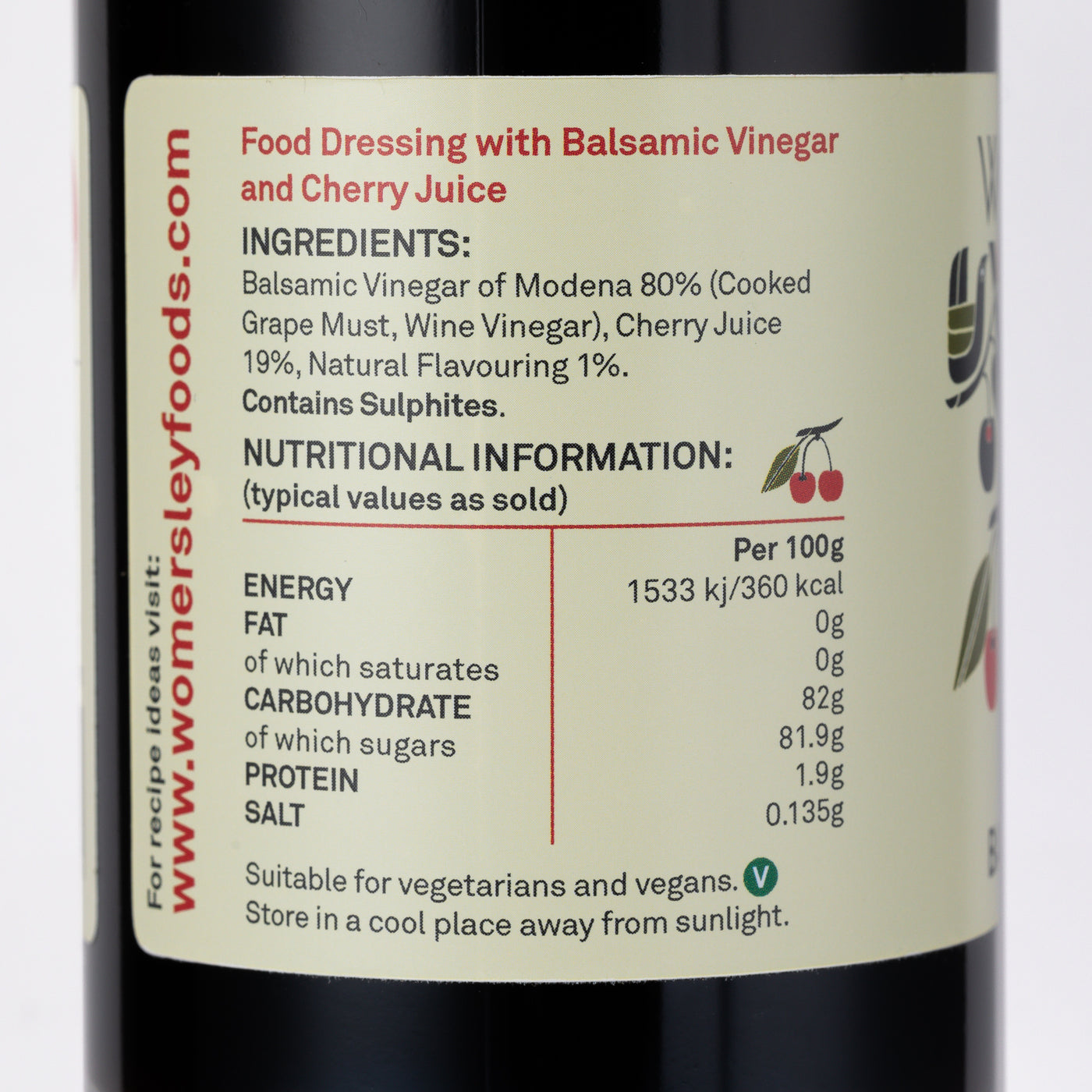 Womersley_Cherry_Balsamic_Vinegar_nutritional