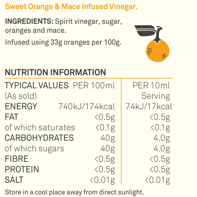 Womersley Foods Orange & Mace Vinegar
