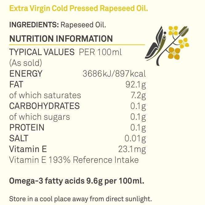 Womersley Foods Rapeseed Oil from the Cotswolds